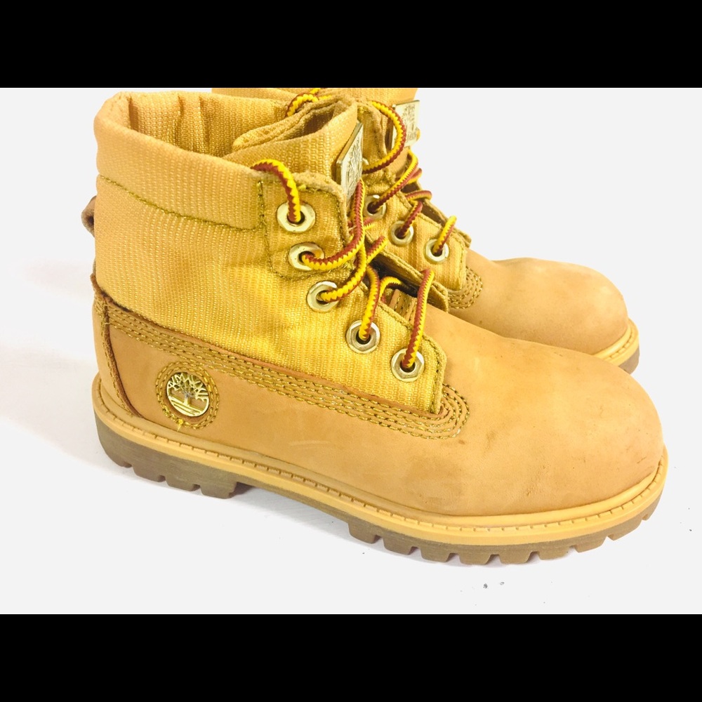 Timberland Kids Boys Sz 12 Leather Boots